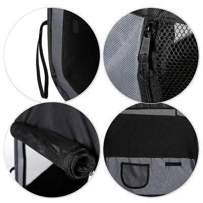 lionto parc chiot pliable tissu Oxford avec système pop-up aéré solide