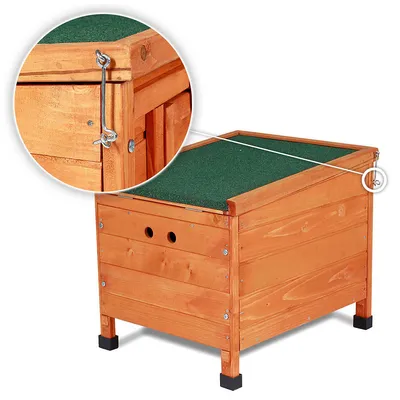 lionto clapier pliable extérieur intérieur bois toit bitumé résistant