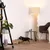 lionto gamelle chien réglable en hauteur en bambou avec 2 bols inox