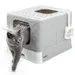 lionto Katzentoilette mit Schublade & Schaufel, auslaufsicher & hygienisch