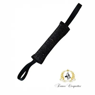 FranceCroquettes Boudin de jeux et de dressage deux poignées 30cm FranceCroquettes Boudin de jeux et de dressage deux poignées 30cm