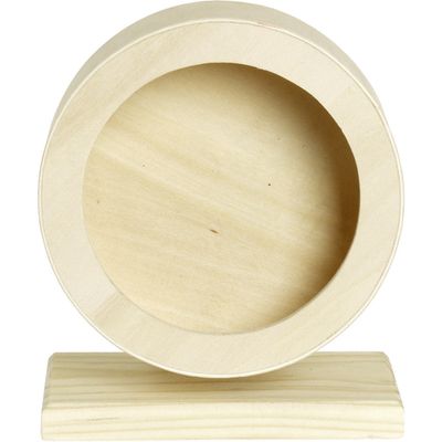 Karlie - Roue d'exercice Bogie en bois 15 cm. pour rongeur.