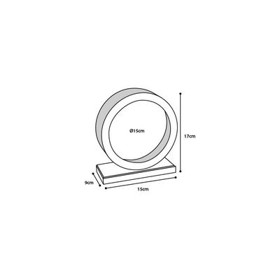 Karlie - Roue d'exercice Bogie en bois 15 cm. pour rongeur.