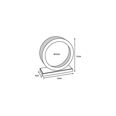 Karlie - Roue d'exercice Bogie en bois 15 cm. pour rongeur.
