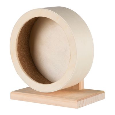 Roue d'exercice Bogie en bois 20 cm. pour rongeur.