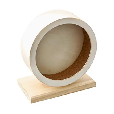 Roue d'exercice Bogie en bois 29 cm pour rongeur