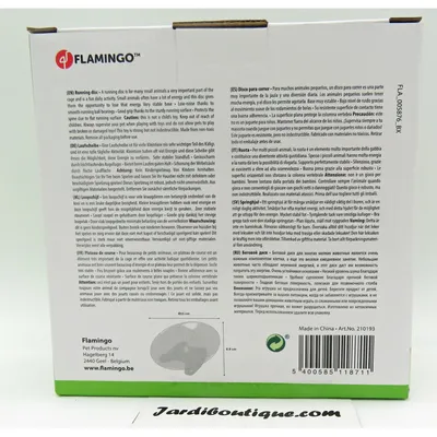 Flamingo - Plateau de course SUSIE D15 cm S vert pour rongeur