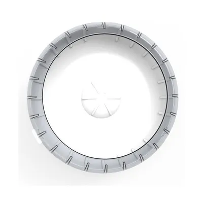 1 Roue d'exercice silencieuse pour cage Rody3 couleur blanche taille ø 14 c
