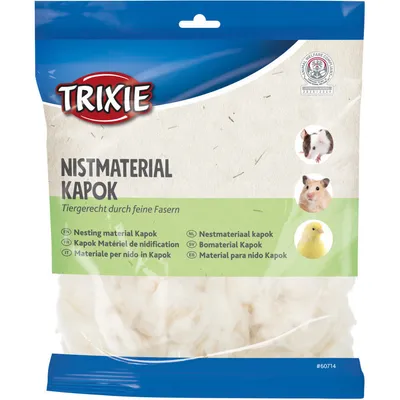 Trixie - Matériau de nidification kapok, poids 100g pour rongeur et oiseaux