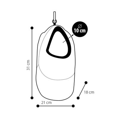 Maison pour furet, suspendue 18 x 21 x 31cm