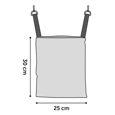 animallparadise - Sac suspendu pour furet CLAVIO 25 x 30 cm pour rongeur