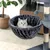 lionto hamac en peluche douce pour arbre à chat avec cadre métallique