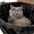 lionto hamac en peluche douce pour arbre à chat avec cadre métallique