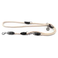 lionto Multifunktions-Hundeleine verstellbar aus robustem Nylon & Edelstahl