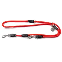 lionto Multifunktions-Hundeleine verstellbar aus robustem Nylon & Edelstahl