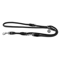 lionto Multifunktions-Hundeleine verstellbar aus robustem Nylon & Edelstahl