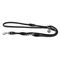 lionto laisse multifonction réglable pour chiens, nylon robuste & inox 200 cm noir