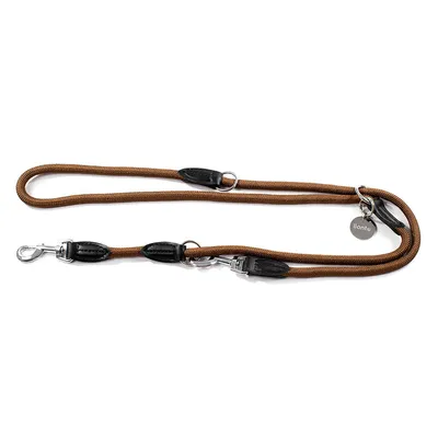 lionto laisse multifonction réglable pour chiens, nylon robuste & inox