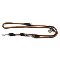 lionto Multifunktions-Hundeleine verstellbar aus robustem Nylon & Edelstahl