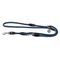 lionto laisse multifonction réglable pour chiens, nylon robuste & inox 200 cm bleu