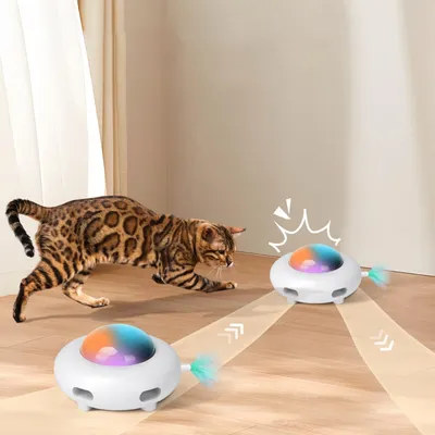 UAMLY Jouet pour chat soucoupe volante