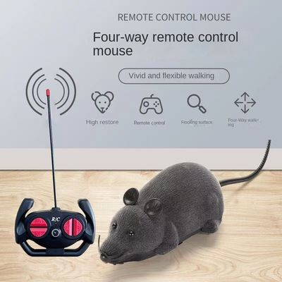 UAMLY Jouet pour chat en forme de fausse souris télécommandée