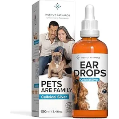 Institut Katharos Argent Colloïdal - Nettoyant oreilles pour chien & chat