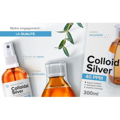 Institut Katharos Argent Colloïdal - Nettoyant oreilles pour chien & chat