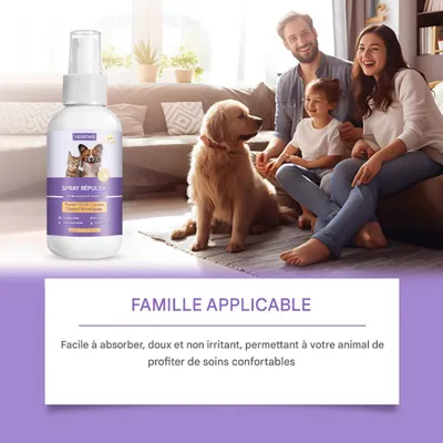 FurryFusion Spray antiparasitaire pour animaux de compagnie 50ml