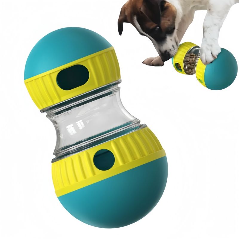 FurryFusion Jouet interactif pour chien, boule à friandises