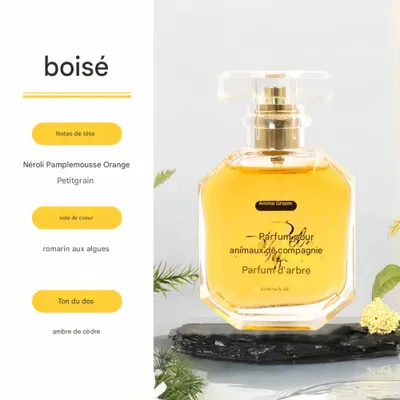 FurryFusion Eau de toilette pour animaux de compagnie, 50 ml