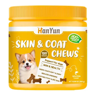FurryFusion Granules à mâcher pour embellir la fourrure des chiens