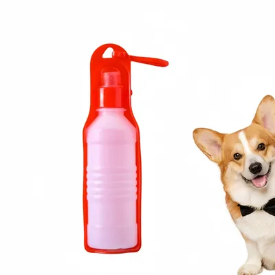 FurryFusion Bouteille d'eau pour chien portable et pliable FurryFusion Bouteille d'eau pour chien portable et pliable