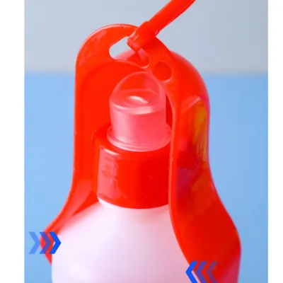 FurryFusion Bouteille d'eau pour chien portable et pliable