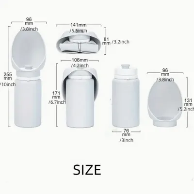 FurryFusion Bouteille d'eau pliable pour chien