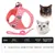 UAMLY Ensemble Harnais et Laisse pour Chat Anti-Traction