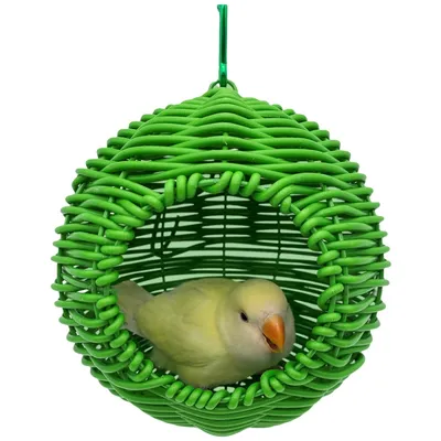 FurryFusion Nid d'oiseau en rotin