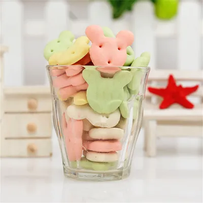 FurryFusion Biscuits Mickey multicolores pour chiens