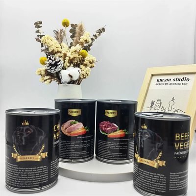 FurryFusion Nourriture humide pour chiens au goût de poulet 375g