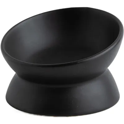 UAMLY Gamelle surélevée et inclinée en céramique pour chat