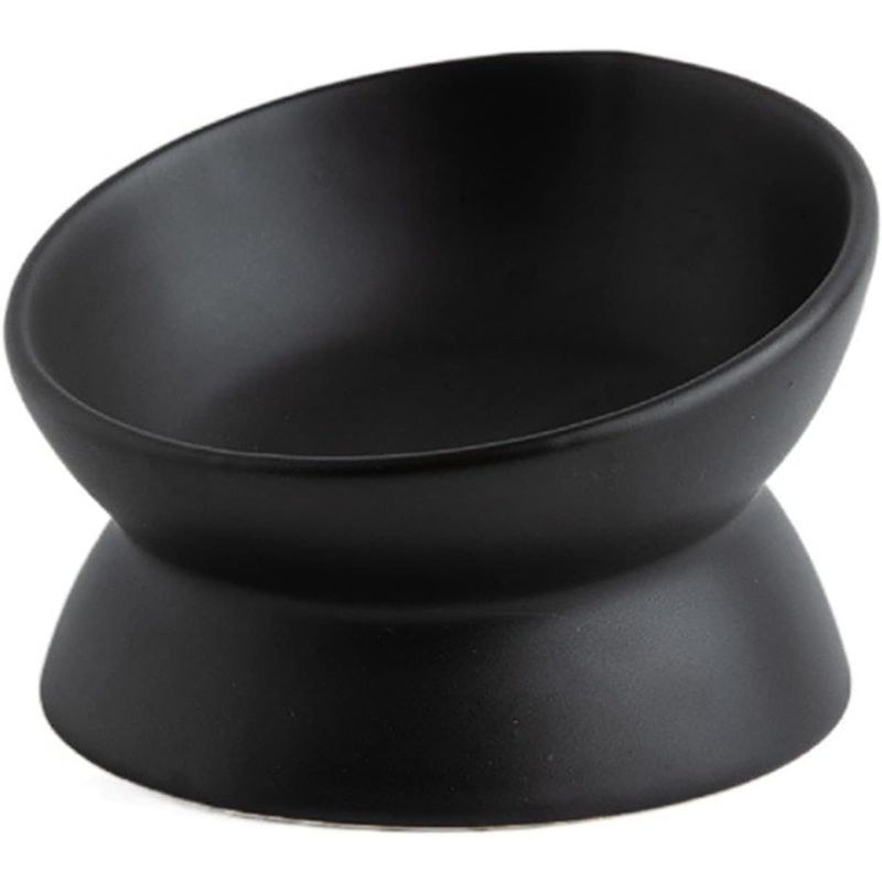 UAMLY Gamelle surélevée et inclinée en céramique pour chat