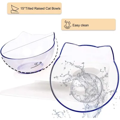 UAMLY Bols de Nourriture Nourriture pour Chat inclinables à 15 °
