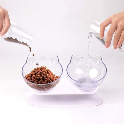 UAMLY Bols de Nourriture Nourriture pour Chat inclinables à 15 °