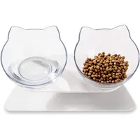 UAMLY Bols de Nourriture Nourriture pour Chat inclinables à 15 °