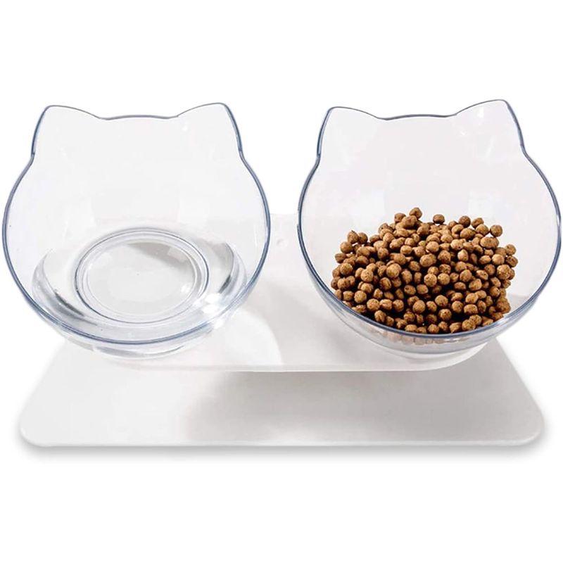 UAMLY Bols de Nourriture Nourriture pour Chat inclinables à 15 °