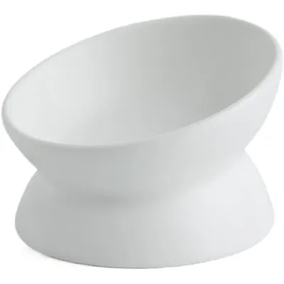 UAMLY Gamelle surélevée et inclinée en céramique pour chat