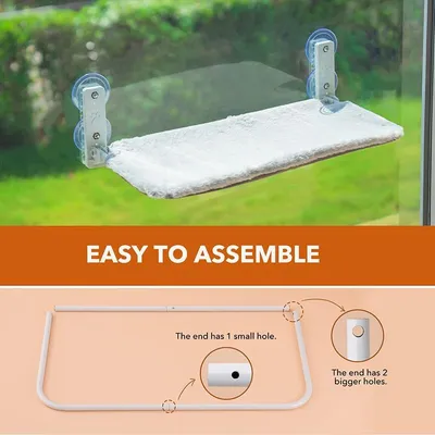 UAMLY Perchoir de fenêtre sans fil pour chat