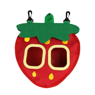 FurryFusion Sac à foin animal aux fraises