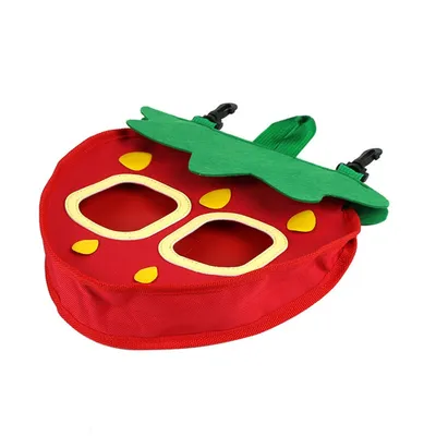 FurryFusion Sac à foin animal aux fraises