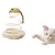 FurryFusion Jouet pour chat en peluche à ressort souris